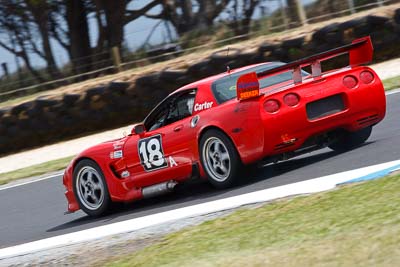 18;22-November-2008;Australia;Chevrolet-Corvette-C5;Island-Magic;Melbourne;Murray-Carter;PIARC;Phillip-Island;Sports-Cars;VIC;Victoria;auto;motorsport;racing;super-telephoto