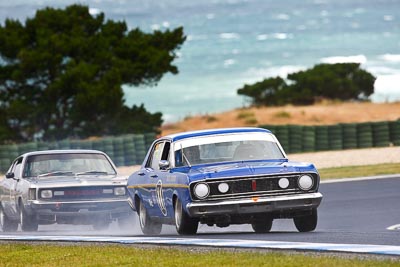 11;22-November-2008;Australia;Ford-Falcon-GT;Historic-Touring-Cars;Island-Magic;Melbourne;PIARC;Paul-Dobson;Phillip-Island;VIC;Victoria;auto;classic;motorsport;racing;super-telephoto;vintage