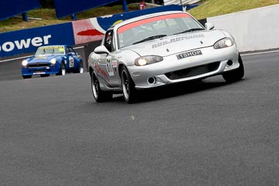 611;11-April-2009;2003-Mazda-MX‒5-SE;Australia;Bathurst;FOSC;Festival-of-Sporting-Cars;Marque-and-Production-Sports;Mazda-MX‒5;Mazda-MX5;Mazda-Miata;Mt-Panorama;NSW;New-South-Wales;Nick-Leontsinis;auto;motorsport;racing;telephoto