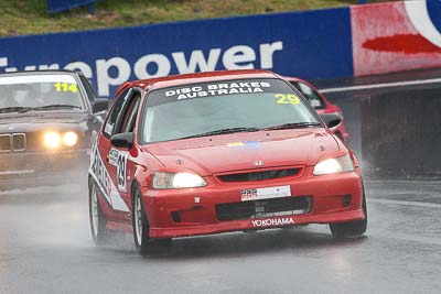 29;11-April-2009;1997-Honda-Civic;Australia;Bathurst;FOSC;Festival-of-Sporting-Cars;Greg-Hartnett;Improved-Production;Mt-Panorama;NSW;New-South-Wales;auto;motorsport;racing;super-telephoto