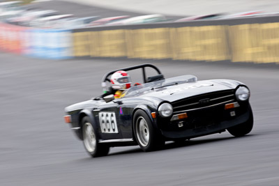 666;12-April-2009;1974-Triumph-TR6;Australia;Bathurst;FOSC;Festival-of-Sporting-Cars;Graeme-Rutledge;Historic-Sports-Cars;Mt-Panorama;NSW;New-South-Wales;auto;classic;motion-blur;motorsport;racing;super-telephoto;vintage