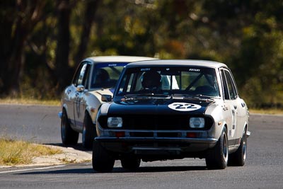 22;6-June-2009;Australia;Group-N;Historic-Touring-Cars;Mazda-RX‒2;Morgan-Park-Raceway;Paul-Bruce;QLD;Queensland;Warwick;auto;classic;historic;motorsport;racing;super-telephoto;vintage