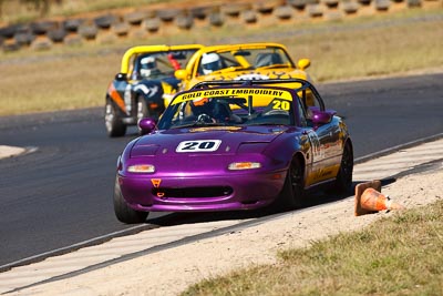 20;6-June-2009;Australia;Group-2F;Mazda-MX‒5;Mazda-MX5;Mazda-Miata;Morgan-Park-Raceway;QLD;Queensland;Sean-Lacey;Warwick;auto;motorsport;racing;super-telephoto