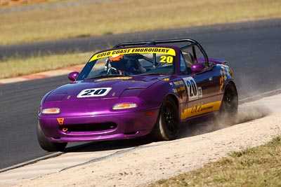 20;6-June-2009;Australia;Group-2F;Mazda-MX‒5;Mazda-MX5;Mazda-Miata;Morgan-Park-Raceway;QLD;Queensland;Sean-Lacey;Warwick;auto;motorsport;racing;super-telephoto