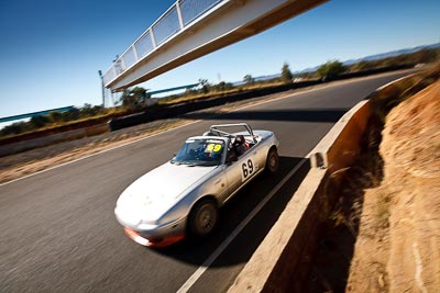 69;6-June-2009;Australia;Corey-Stevens;Mazda-MX‒5;Mazda-MX5;Mazda-Miata;Morgan-Park-Raceway;QLD;Queensland;Regularity;Warwick;auto;motorsport;racing;sky;wide-angle