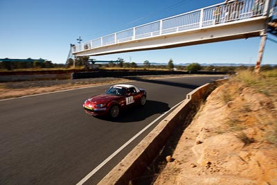 111;6-June-2009;Australia;Dennis-Brady;Group-2F;Mazda-MX‒5;Mazda-MX5;Mazda-Miata;Morgan-Park-Raceway;QLD;Queensland;Warwick;auto;motorsport;racing;sky;wide-angle