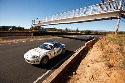 9;6-June-2009;Australia;Ed-Chivers;Group-2F;Mazda-MX‒5;Mazda-MX5;Mazda-Miata;Morgan-Park-Raceway;QLD;Queensland;Warwick;auto;motorsport;racing;sky;wide-angle