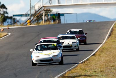 777;7-June-2009;Australia;Group-2F;Mazda-MX‒5;Mazda-MX5;Mazda-Miata;Michael-Hall;Morgan-Park-Raceway;QLD;Queensland;Warwick;auto;motorsport;racing;super-telephoto