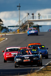 23;7-June-2009;Andrew-Thomas;Australia;Group-2F;Mazda-MX‒5;Mazda-MX5;Mazda-Miata;Morgan-Park-Raceway;QLD;Queensland;Warwick;auto;clouds;motorsport;racing;sky;super-telephoto