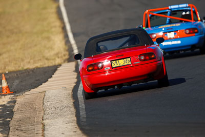 8;7-June-2009;Australia;Lindsay-Burke;Mazda-MX‒5;Mazda-MX5;Mazda-Miata;Morgan-Park-Raceway;QLD;Queensland;Regularity;Warwick;auto;motorsport;racing;super-telephoto