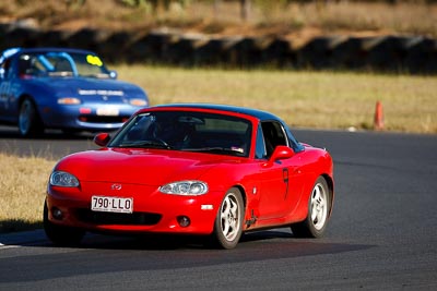 9;7-June-2009;Australia;Gerard-Skehan;Mazda-MX‒5;Mazda-MX5;Mazda-Miata;Morgan-Park-Raceway;QLD;Queensland;Regularity;Warwick;auto;motorsport;racing;super-telephoto