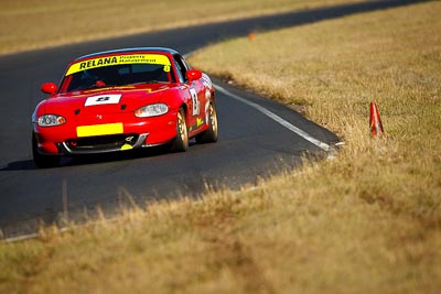 8;7-June-2009;Australia;David-Gainer;Group-2F;Mazda-MX‒5;Mazda-MX5;Mazda-Miata;Morgan-Park-Raceway;QLD;Queensland;Warwick;auto;grass;motorsport;racing;super-telephoto