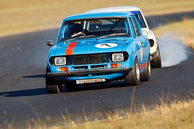 7;7-June-2009;Australia;Bob-Heagerty;Group-N;Historic-Touring-Cars;Mazda-RX‒2;Morgan-Park-Raceway;QLD;Queensland;Warwick;auto;classic;historic;motorsport;racing;super-telephoto;vintage