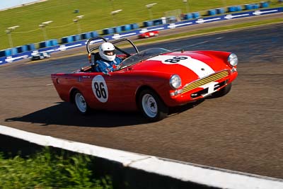 86;1960-Sunbeam-Alpine;25-July-2009;Australia;FOSC;Festival-of-Sporting-Cars;Group-S;Michael-Rose;NSW;Narellan;New-South-Wales;Oran-Park-Raceway;auto;classic;historic;motorsport;racing;telephoto;vintage