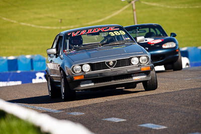 389;1983-Alfa-Romeo-GTV6;25-July-2009;Australia;David-Harris;FOSC;Festival-of-Sporting-Cars;Marque-Sports;NSW;Narellan;New-South-Wales;Oran-Park-Raceway;Production-Sports-Cars;auto;motorsport;racing;super-telephoto