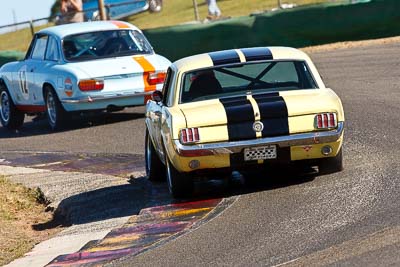 35;1964-Ford-Mustang;25-July-2009;Australia;FOSC;Festival-of-Sporting-Cars;Group-N;Historic-Touring-Cars;Mike-Dyer;NSW;Narellan;New-South-Wales;Oran-Park-Raceway;auto;classic;historic;motorsport;racing;super-telephoto;vintage