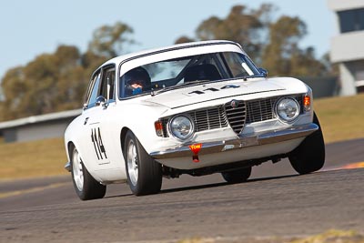 114;1964-Alfa-Romeo-GTV;25-July-2009;Australia;FOSC;Festival-of-Sporting-Cars;Group-N;Historic-Touring-Cars;Lynn-Brown;NSW;Narellan;New-South-Wales;Oran-Park-Raceway;auto;classic;historic;motorsport;racing;super-telephoto;vintage