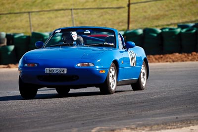 161;1990-Mazda-MX‒5;25-July-2009;Australia;FOSC;Festival-of-Sporting-Cars;MX594;Mazda-MX‒5;Mazda-MX5;Mazda-Miata;Mike-Stevenson;NSW;Narellan;New-South-Wales;Oran-Park-Raceway;Regularity;auto;motorsport;racing;super-telephoto