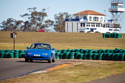 161;1990-Mazda-MX‒5;25-July-2009;Australia;FOSC;Festival-of-Sporting-Cars;MX594;Mazda-MX‒5;Mazda-MX5;Mazda-Miata;Mike-Stevenson;NSW;Narellan;New-South-Wales;Oran-Park-Raceway;Regularity;auto;motorsport;racing;super-telephoto