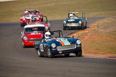 43;1966-Austin-Healey-Sprite;25-July-2009;Australia;Don-Bartley;FOSC;Festival-of-Sporting-Cars;Group-S;NSW;Narellan;New-South-Wales;Oran-Park-Raceway;auto;classic;historic;motorsport;racing;super-telephoto;vintage