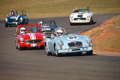 53;1959-MGA-1600;25-July-2009;26723H;Australia;FOSC;Festival-of-Sporting-Cars;Group-S;John-Young;NSW;Narellan;New-South-Wales;Oran-Park-Raceway;auto;classic;historic;motorsport;racing;super-telephoto;vintage