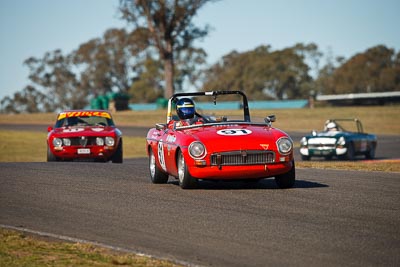 91;1970-MGB-Roadster;25-July-2009;Australia;FOSC;Festival-of-Sporting-Cars;Group-S;NSW;Narellan;New-South-Wales;Oran-Park-Raceway;Steve-Dunne‒Contant;auto;classic;historic;motorsport;racing;super-telephoto;vintage