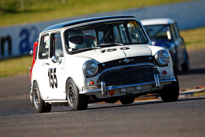 155;1964-Morris-Cooper-S;25-July-2009;Australia;FOSC;Festival-of-Sporting-Cars;Group-N;Historic-Touring-Cars;NSW;Narellan;New-South-Wales;Oran-Park-Raceway;Santino-Di-Carlo;auto;classic;historic;motorsport;racing;super-telephoto;vintage