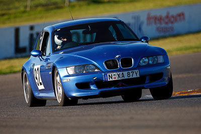 92;1999-BMW-M-Coupe;25-July-2009;Australia;FOSC;Festival-of-Sporting-Cars;NSW;NXA87Y;Narellan;New-South-Wales;Oran-Park-Raceway;Regularity;Richard-Amadio;auto;motorsport;racing;super-telephoto