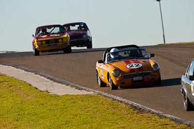 22;1969-MGB-Roadster;25-July-2009;Australia;FOSC;Festival-of-Sporting-Cars;Kevin-Kirk;NSW;Narellan;New-South-Wales;Oran-Park-Raceway;Regularity;auto;motorsport;racing;super-telephoto