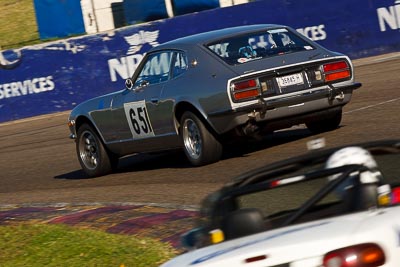 651;1977-Datsun-260Z;25-July-2009;36845H;Australia;FOSC;Festival-of-Sporting-Cars;NSW;Narellan;Narelle-Beacham;New-South-Wales;Oran-Park-Raceway;Regularity;auto;motorsport;racing;super-telephoto