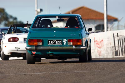 1;1974-Alfetta-Sedan;25-July-2009;AR1800;Australia;FOSC;Festival-of-Sporting-Cars;NSW;Narellan;New-South-Wales;Oran-Park-Raceway;Pat-Curda;Regularity;auto;motorsport;racing;super-telephoto