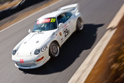 29;8-August-2009;Australia;Chris-Stannard;Ed-Chivers;Morgan-Park-Raceway;Porsche-993-RSCS;QLD;Queensland;Shannons-Nationals;Warwick;auto;motion-blur;motorsport;racing;wide-angle