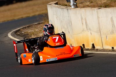 7;125-GB;8-August-2009;Australia;Barry-Kunowski;Morgan-Park-Raceway;QLD;Queensland;Shannons-Nationals;Superkarts;Warwick;auto;motorsport;racing;super-telephoto