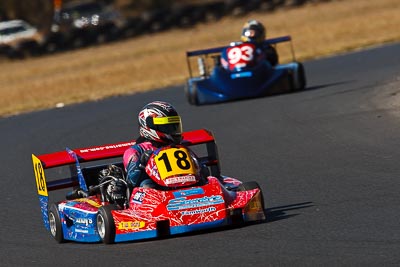 18;250-Int;8-August-2009;Australia;Morgan-Park-Raceway;QLD;Queensland;Shannons-Nationals;Superkarts;Warren-McIlveen;Warwick;auto;motorsport;racing;super-telephoto