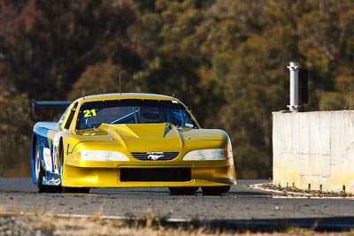 21;8-August-2009;Australia;Ford-Mustang;Morgan-Park-Raceway;Phil-Crompton;QLD;Queensland;Shannons-Nationals;Warwick;auto;motorsport;racing;super-telephoto