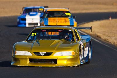 21;8-August-2009;Australia;Ford-Mustang;Morgan-Park-Raceway;Phil-Crompton;QLD;Queensland;Shannons-Nationals;Warwick;auto;motorsport;racing;super-telephoto