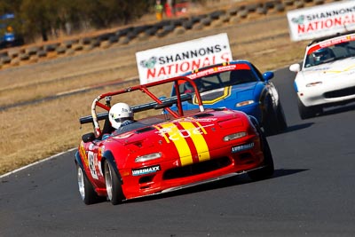 46;9-August-2009;Australia;David-Barram;Mazda-MX‒5;Mazda-MX5;Mazda-Miata;Morgan-Park-Raceway;QLD;Queensland;Shannons-Nationals;Warwick;auto;motorsport;racing;super-telephoto