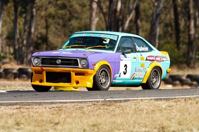 3;29-August-2009;Australia;Datsun-1200-Coupe;Improved-Production;Morgan-Park-Raceway;QLD;Queensland;Queensland-State-Championship;Steve-Draheim;Warwick;auto;motorsport;racing;super-telephoto