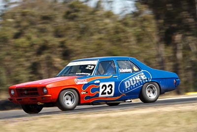 23;29-August-2009;Australia;Brad-Schomberg;Holden-HQ;Morgan-Park-Raceway;QLD;Queensland;Queensland-State-Championship;Warwick;auto;motion-blur;motorsport;racing;super-telephoto