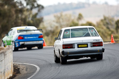 17;29-August-2009;Australia;Improved-Production;Morgan-Park-Raceway;Nissan-Stanza;QLD;Queensland;Queensland-State-Championship;Warwick;Woolly-Woollcott;auto;motorsport;racing;super-telephoto