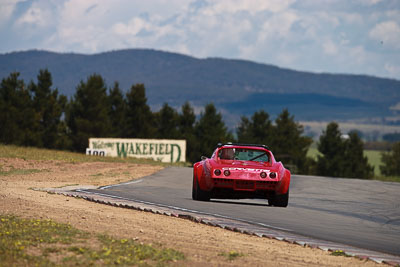 5;1974-Chevrolet-Corvette;30-October-2009;Australia;FOSC;Festival-of-Sporting-Cars;Mal-Rixon;NSW;New-South-Wales;Regularity;Wakefield-Park;auto;classic;historic;motorsport;racing;super-telephoto;vintage