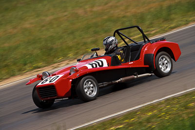 60;1975-Lotus-Seven-S4;30-October-2009;Australia;FOSC;Festival-of-Sporting-Cars;Group-S;Michael-Byrne;NSW;New-South-Wales;Sports-Cars;Wakefield-Park;auto;classic;historic;motorsport;racing;super-telephoto;vintage