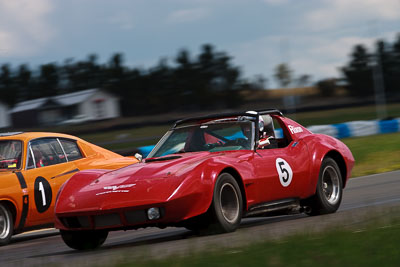 5;1974-Chevrolet-Corvette;30-October-2009;Australia;FOSC;Festival-of-Sporting-Cars;Mal-Rixon;NSW;New-South-Wales;Regularity;Wakefield-Park;auto;classic;historic;motion-blur;motorsport;racing;super-telephoto;vintage