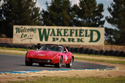 5;1974-Chevrolet-Corvette;30-October-2009;Australia;FOSC;Festival-of-Sporting-Cars;Mal-Rixon;NSW;New-South-Wales;Regularity;Wakefield-Park;auto;classic;historic;motorsport;racing;super-telephoto;vintage