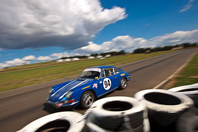 94;1968-Porsche-911T;30-October-2009;Australia;FOSC;Festival-of-Sporting-Cars;NSW;New-South-Wales;Regularity;Rob-Annett;Wakefield-Park;auto;classic;historic;motion-blur;motorsport;racing;vintage;wide-angle