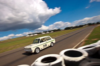 20;1965-Hillman-Imp;30-October-2009;Australia;David-Roberts;FOSC;Festival-of-Sporting-Cars;NSW;New-South-Wales;Regularity;Wakefield-Park;auto;classic;historic;motion-blur;motorsport;racing;vintage;wide-angle