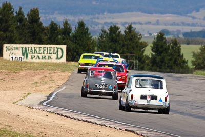 155;1964-Morris-Cooper-S;31-October-2009;Australia;FOSC;Festival-of-Sporting-Cars;Group-N;Historic-Touring-Cars;NSW;New-South-Wales;Santino-Di-Carlo;Wakefield-Park;auto;classic;historic;motorsport;racing;super-telephoto;vintage