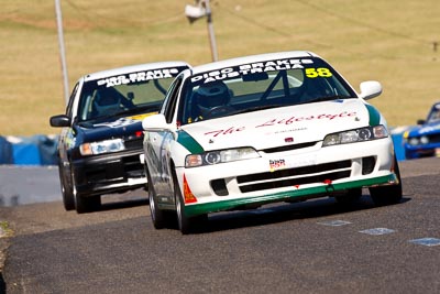 58;1-November-2009;Australia;Azim-Sahu‒Khan;Honda-Integra;Improved-Production;NSW;NSW-State-Championship;NSWRRC;Narellan;New-South-Wales;Oran-Park-Raceway;auto;motorsport;racing;super-telephoto