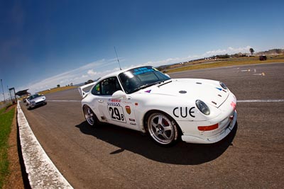 29;1-November-2009;Australia;Chris-Stannard;Mat-Close;NSW;NSW-State-Championship;NSWRRC;Narellan;New-South-Wales;Oran-Park-Raceway;Porsche-993-RSCS;Production-Sports-Cars;auto;fisheye;motorsport;racing