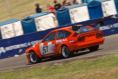 67;1-November-2009;Alfa-Romeo-GTV6;Andrew-Leithhead;Australia;NSW;NSW-State-Championship;NSWRRC;Narellan;New-South-Wales;Oran-Park-Raceway;Sports-Sedans;auto;motion-blur;motorsport;racing;super-telephoto